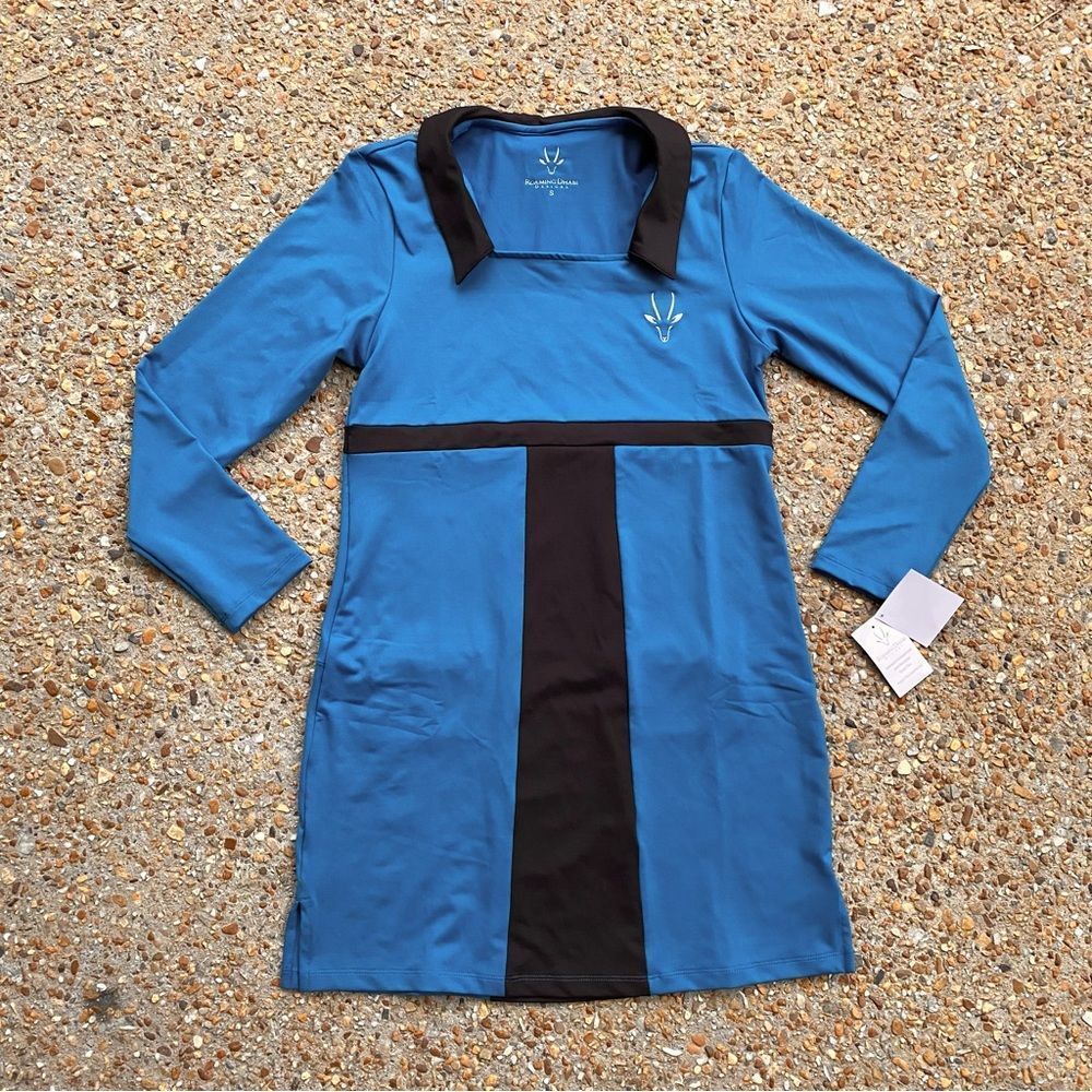 NWT Roaming Dhabi Blue Golf Tennis Athleisure Dress Size S